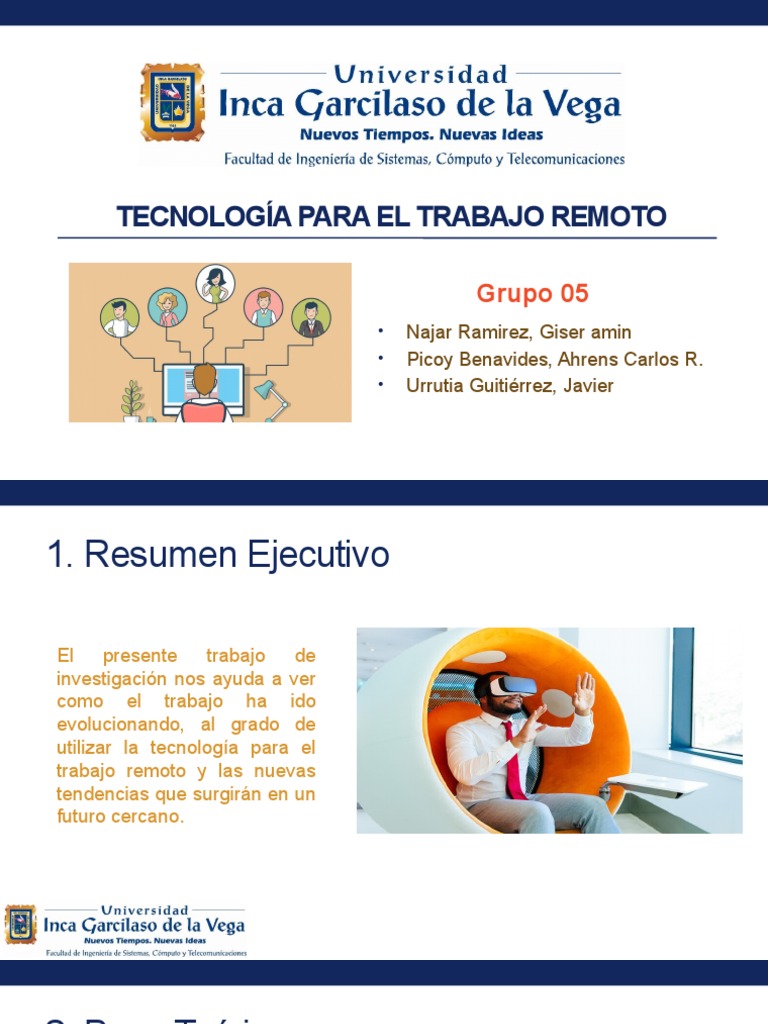 Tecnología para El Trabajo Remoto GRUPO 5 | PDF | Sistemas Citrix