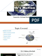 Motion of The Earth