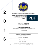 Soal Dan Pembahasan USM PKN STAN 2016