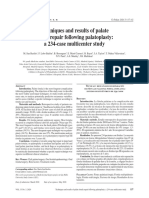 2020 Techniques and Results of Palate Fistula Repair Following Palatoplasty A 234-Case Multicenter Study