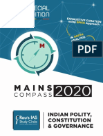 Rau's Mains Compass - 2020 - Indian Polity, Constitution & Governance