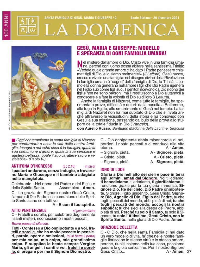 Foglietto Messa PDF
