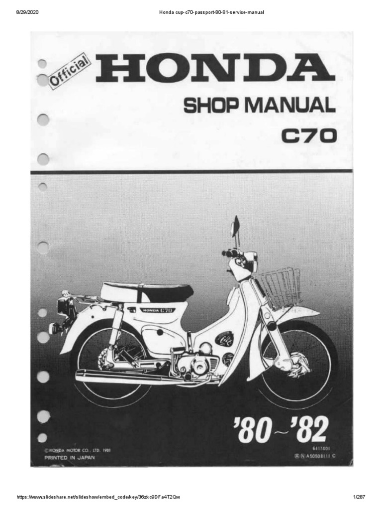 Honda Supercub C70 Zu Verkaufen
