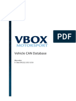 Vehicle CAN Database for Mercedes E-Class (W212) 2010-2016