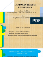 Landasan Hukum Pendidikan