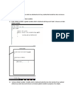 Oops:-Global Variable: The Variables Which Are Declared Out of Any Method But Inside The Class Are Known