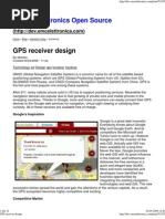 Download GPS receiver design by Ionela SN5504264 doc pdf