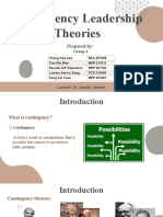 Group 4 Presentation Contingency Leadership Theories