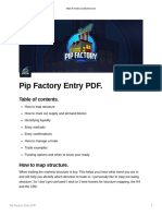 Pip Factory Entry PDF.: Table of Contents
