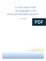What Is The State of The German Language in The American Education System?