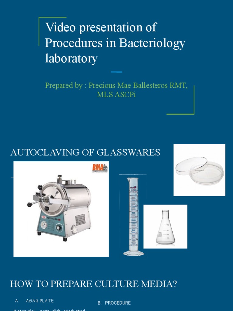 Procedures in Bacteriology Laboratory A Comprehensive Guide to