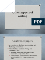 Other Aspects of Writing - Formatted