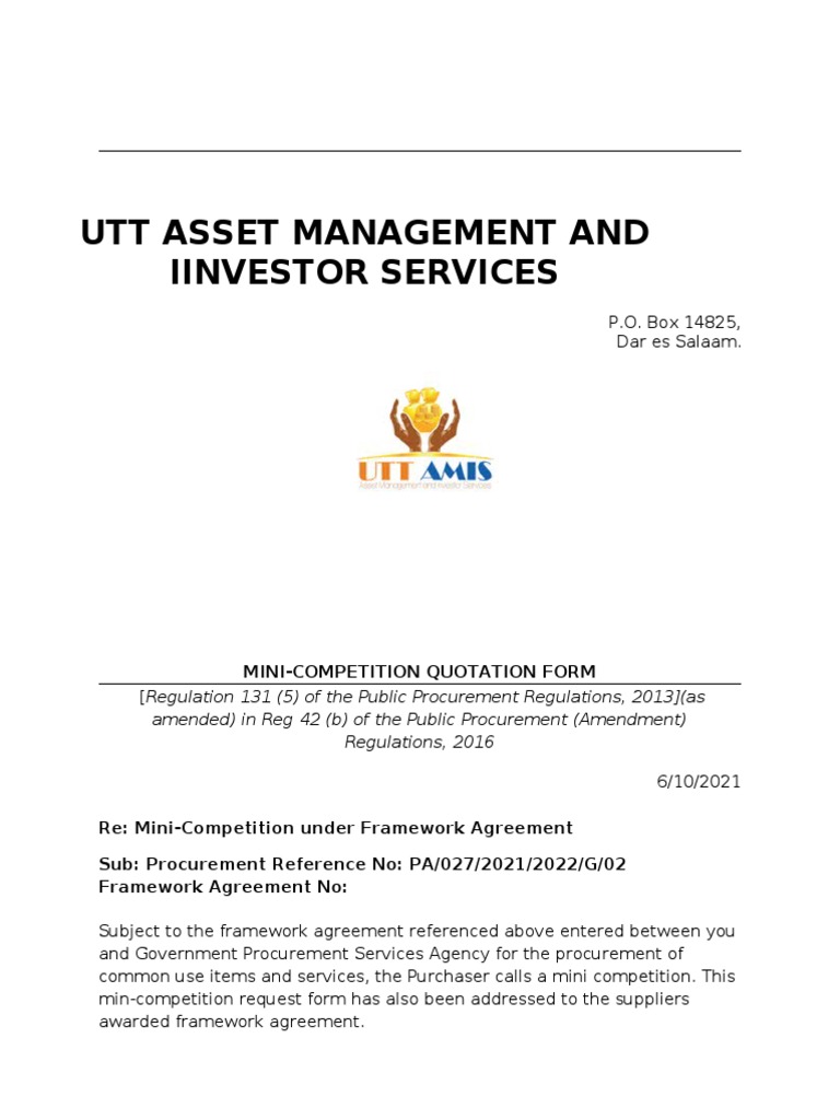 Min-Competition Quotation Form For Supply of Server - 2021 | PDF | Usb ...