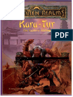 Kara-Tur - The Eastern Realms (AD&D Forgotten Realms Oriental Adventures)