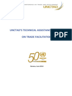 Unctad'S Technical Assistance Package On Trade Facilitation: Geneva, June 2014