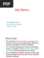 SQL Basics