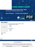 Pertemuan 8 - Bahan Ajar Pelatihan Teknisi Instalasi Dan Aktivasi Fiber Optik Program VSGA DTS 2021