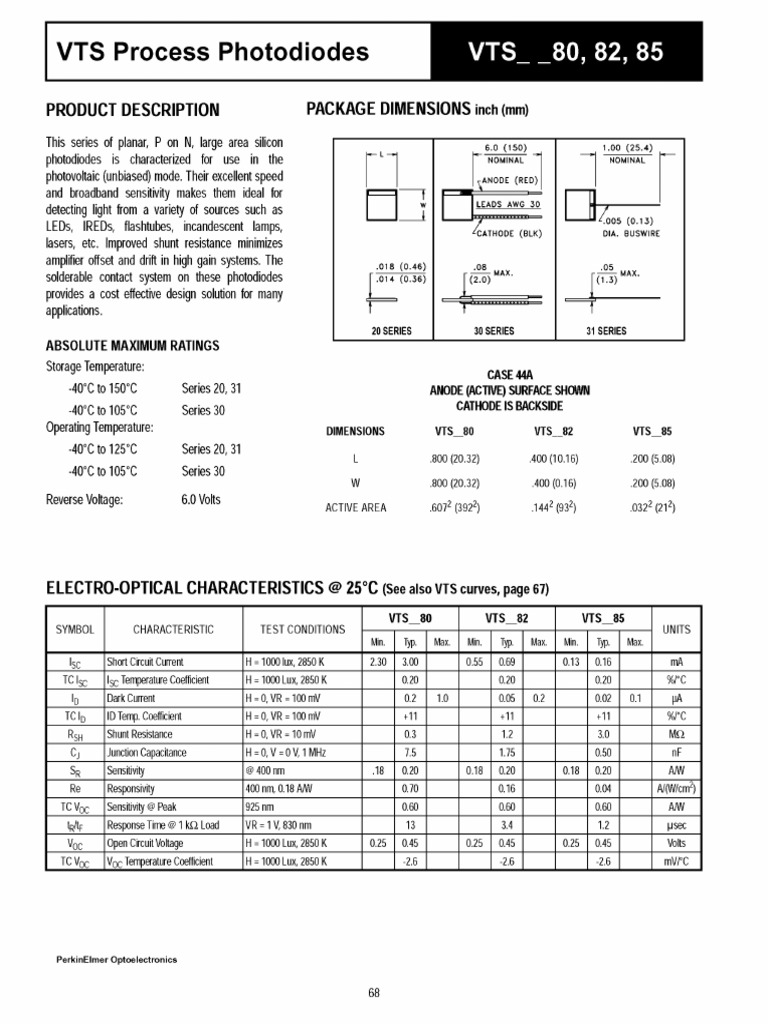 Vts 3082 | PDF | Light Emitting Diode | Light