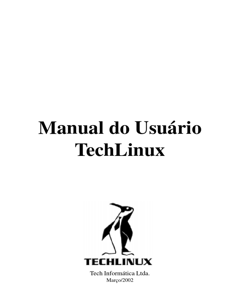 Manual Do Usuário TechLinux | PDF | Linux | Inicialização (informática)