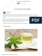 14 Remedios Caseros para Aliviar La Mala Digestión - Tua Saúde