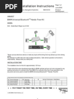 BMW E46 Bluetooth Navi