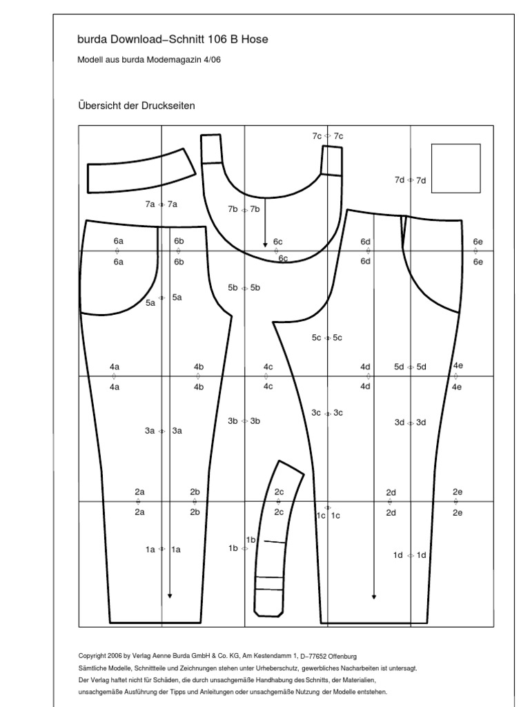 Pantaloni (38) 106B - Tipar | PDF