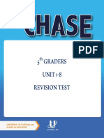 5 Graders UNIT 1-8 Revision Test