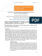 The Impact of Using Robo-Advisors On Financial Institutions Performance