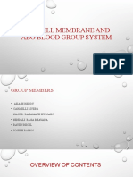 Red Cell Membrane and Abo Blood Group System