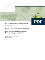 Practice Question Malz, Chapter 11 Assessing The Quality of Risk Measures