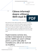 Câteva Informații Despre Utilizarea Revolut IBAN După Brexit