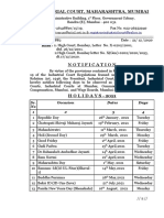 Industrial Court, Maharashtra, Mumbai: Read: 1. High Court, Bombay, Letter No. X-0202/2001