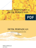 DETIK PERPADUAN Vs DETIK PERBEZAAN