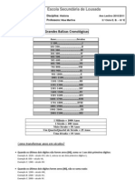 Grandes Balizas Cronológicas