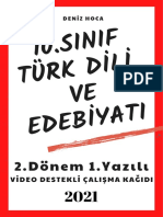 10.sinif Turk Dili Edebiyati 3 4 5. Unite Konu Anlatimi