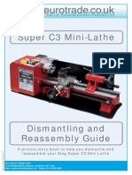 Super C3 Mini Lathe Dismantling and Reassembly Guide