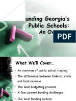 Funding Georgia's Public Schools:: An Overview