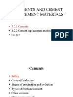 2.2 Cements and Cement Replacement Materials