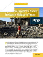 Psychosocial Support For Women Survivors of Violence in Yemen