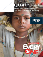 Equal Start: Why Gender Equality Matters For Child Survival and Maternal Health