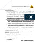 Avaliação NR-10 - Reciclagem Atualizada Com 8 Questoes