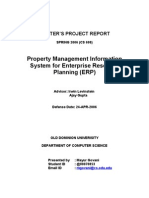 Property Management Information System For Enterprise Resource Planning (ERP)