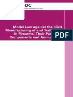 Model Law Against Illicit Manufacturing Trafficking Firearms Parts Components Ammunition (Eng)