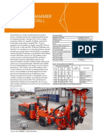 Dl411 Top Hammer Longhole Drill: Technical Specification