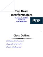 11-30 Two Beam Interferoemters