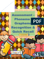 L.Fyke 2014: & Grapheme Assessment! Welcome To Phoneme & Grapheme Assessment!