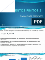 Análisis de transientes vibraciones bajo excitación impulsiva