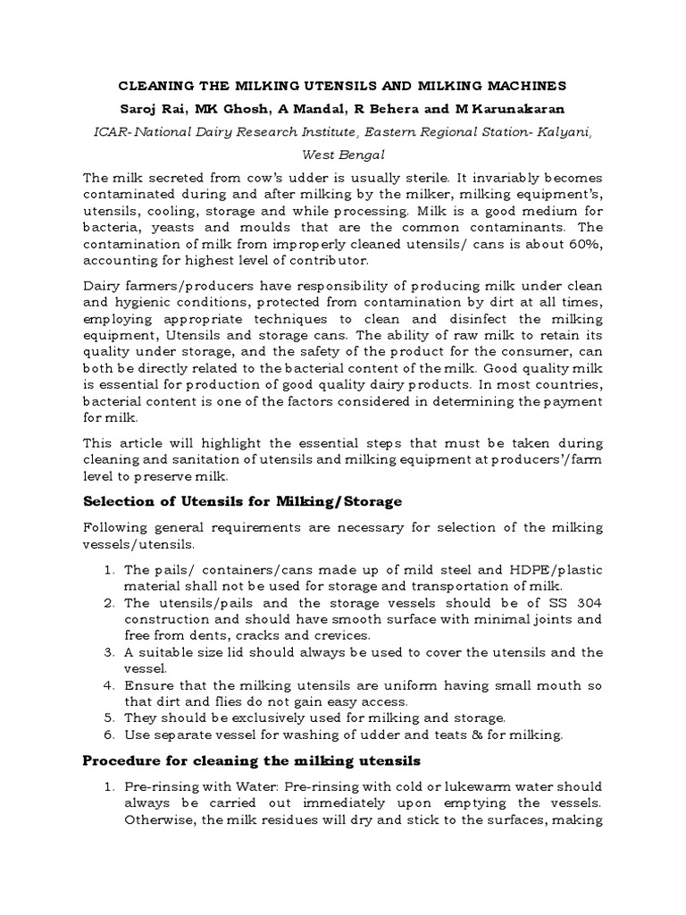 Which Cleaning Process Includes a Lubrication Milking Phase-Dairy Equipment Explained