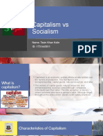 Capitalism Vs Socialism: Name: Tasin Khan Kolin ID: 1731443011