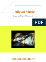 Medieval Music: Gregorian Chant